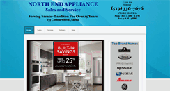 Desktop Screenshot of northendappliance.ca